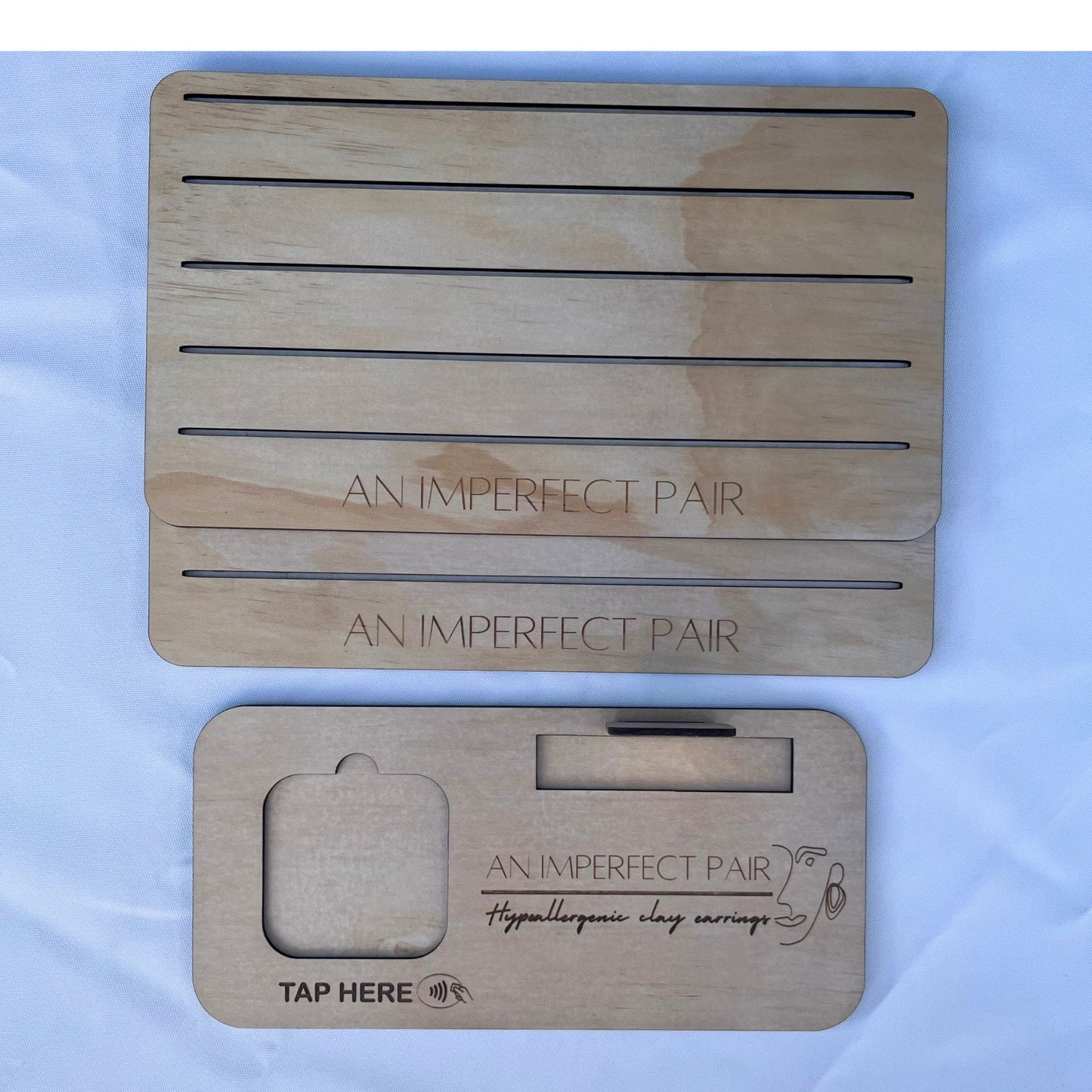 Personalised Business Signage Bundle - square reader dock earring stand package