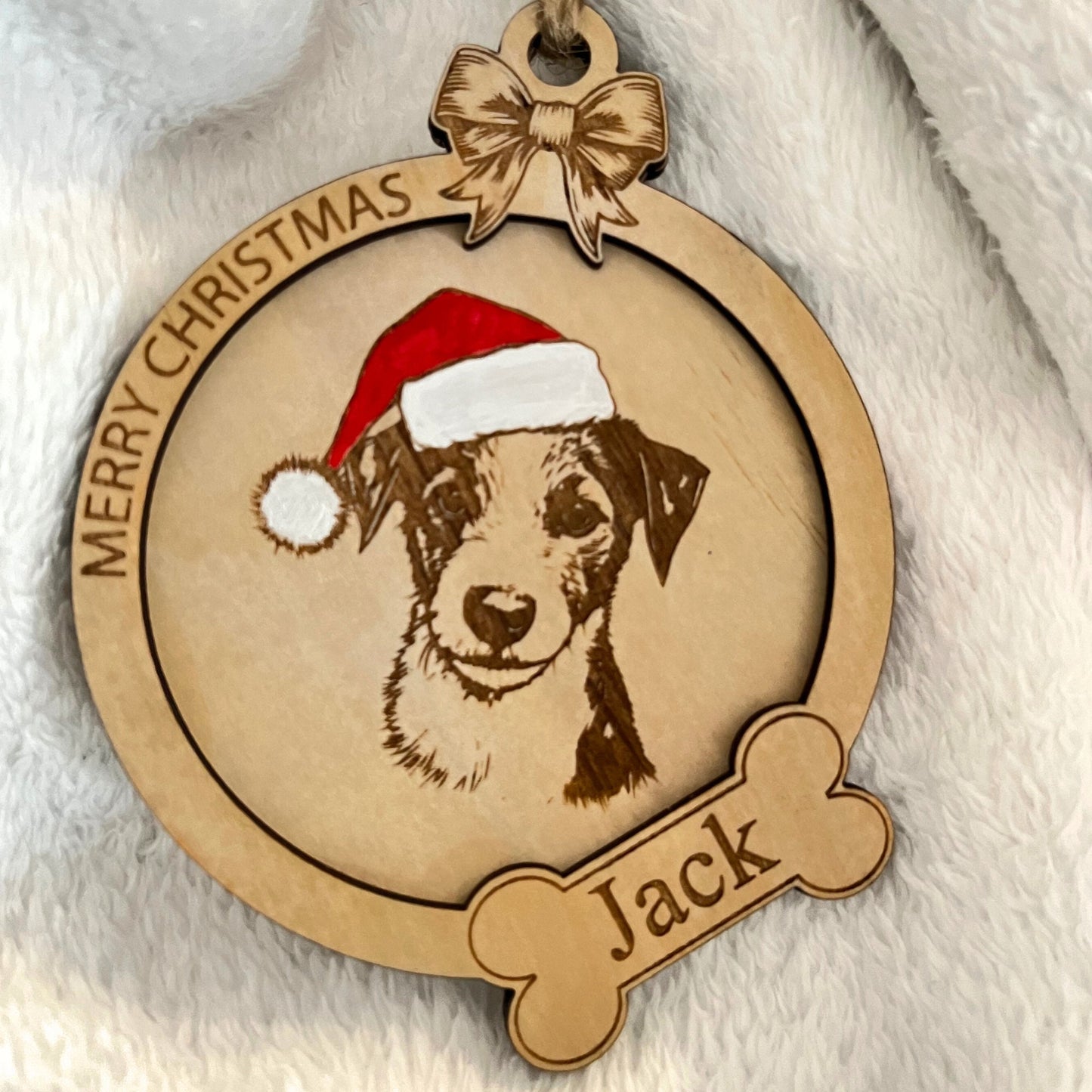 Personalised Dog Christmas Ornament