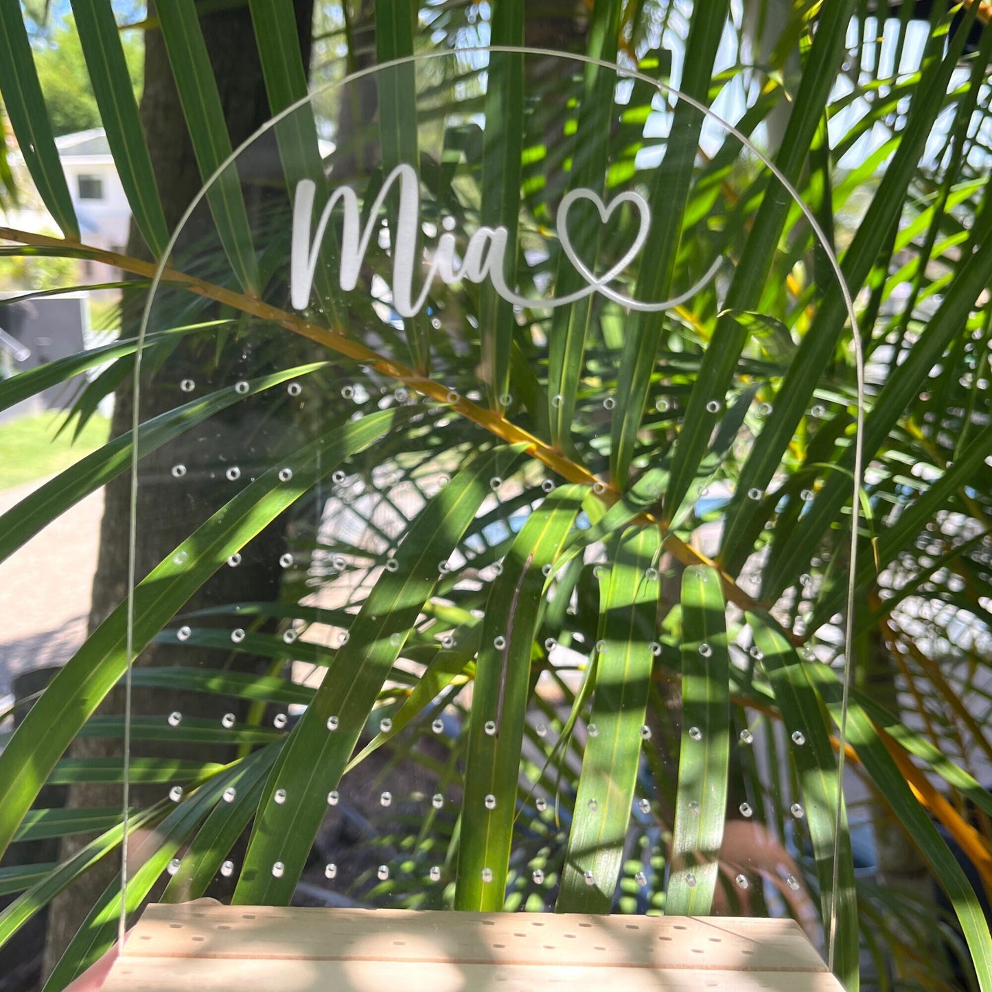 Personalised Name Earring holder