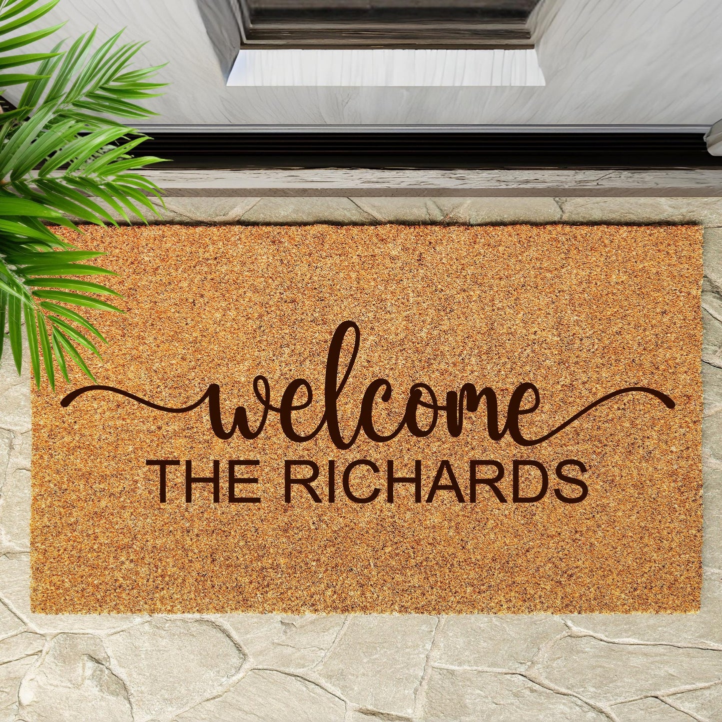 Doormat Welcome with Name