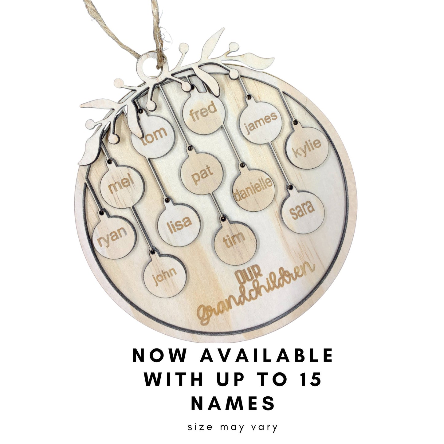 Personalised Family Christmas Ornament