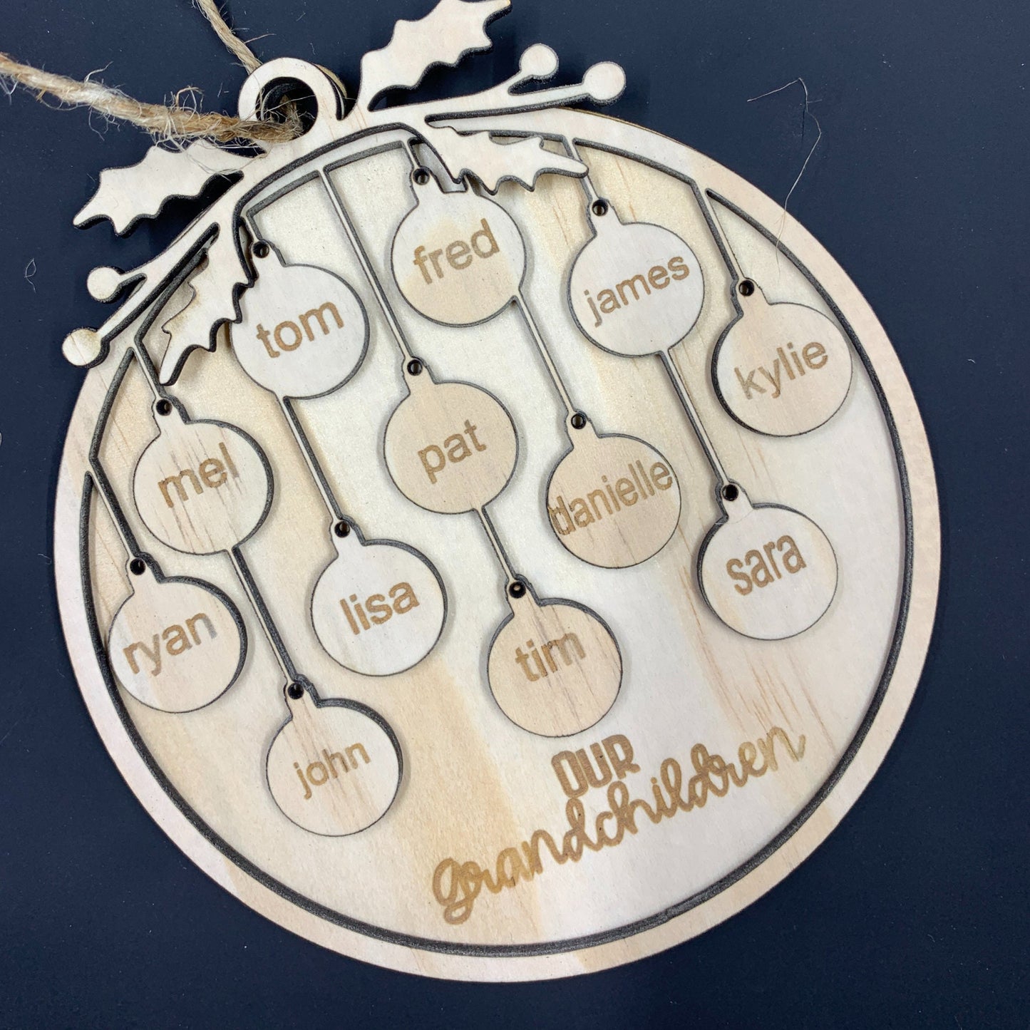 Personalised Family Christmas Ornament