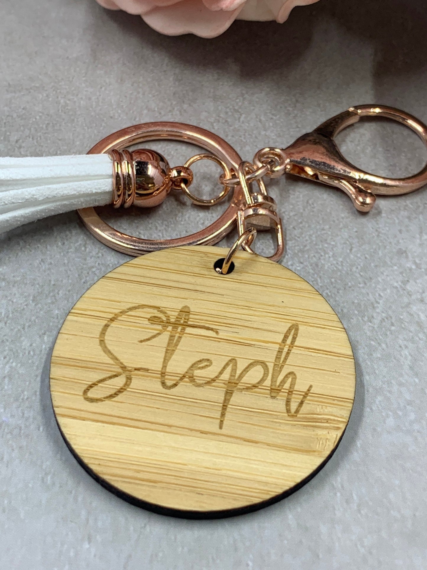 Personalised Name keyring