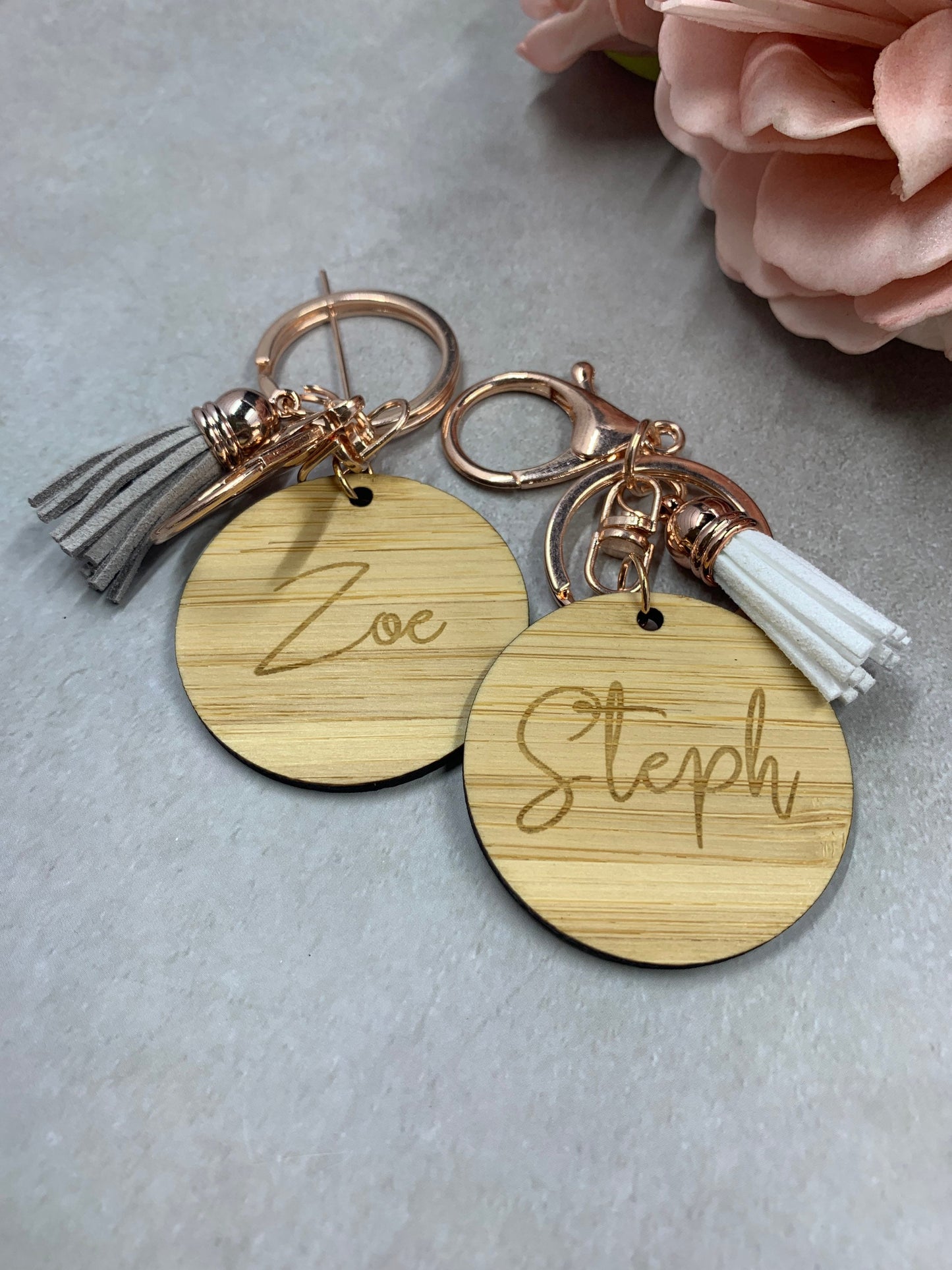 Personalised Name keyring