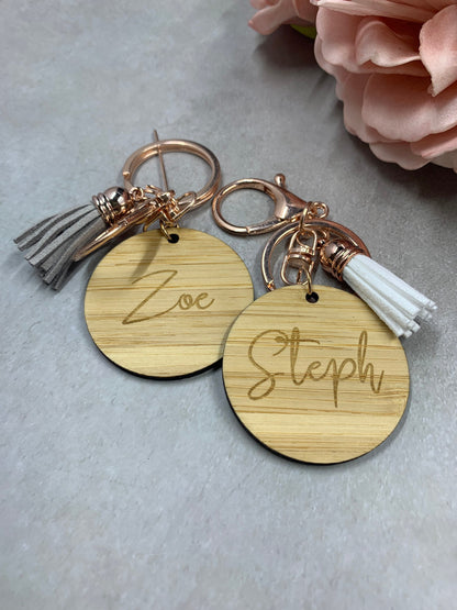 Personalised Name keyring