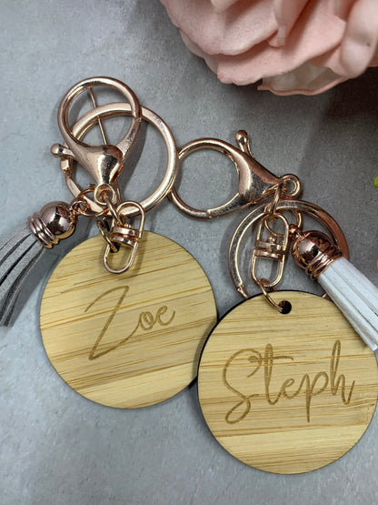 Personalised Name keyring