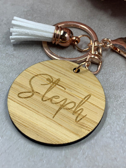 Personalised Name keyring