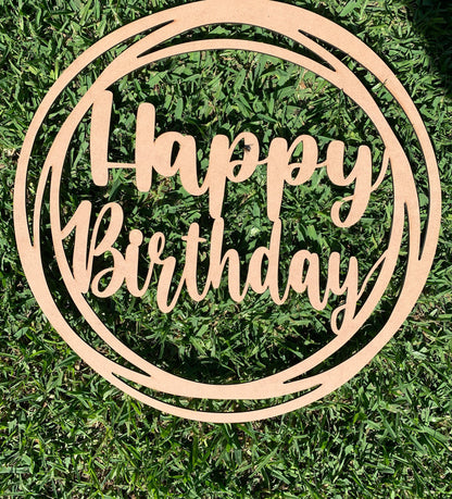 personalised birthday sign
