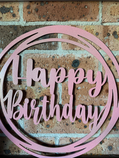 personalised birthday sign