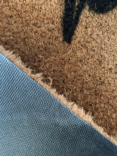 Doormat palm tree design