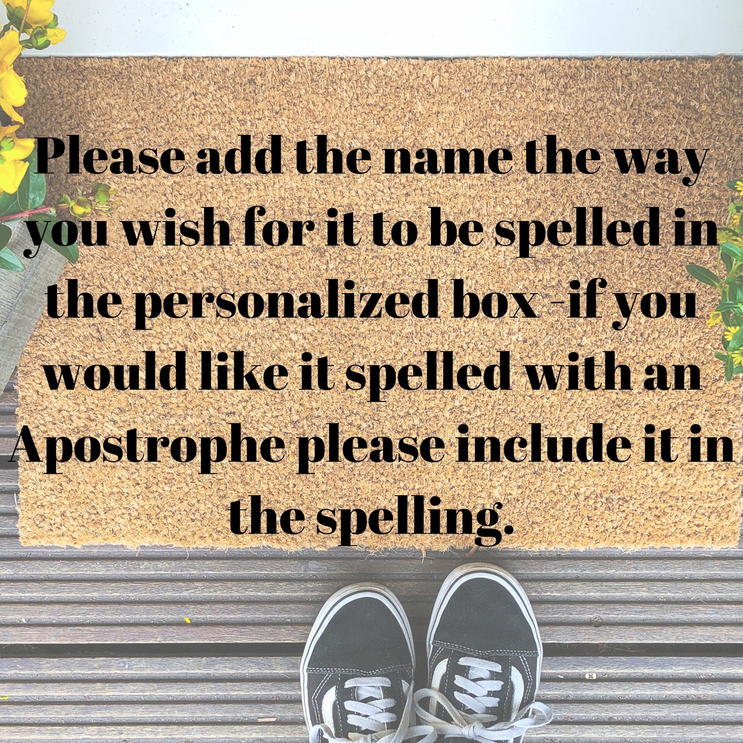 Personalised Camper Doormat
