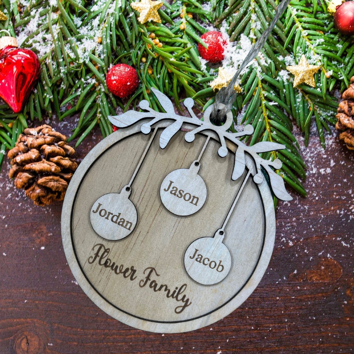 Personalised Family Christmas Ornament