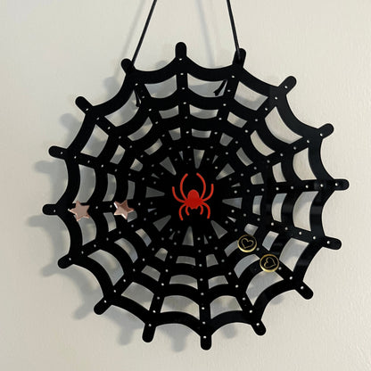 Black Spider web  Earring hanger