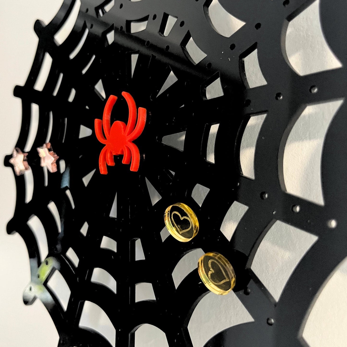 Black Spider web  Earring hanger