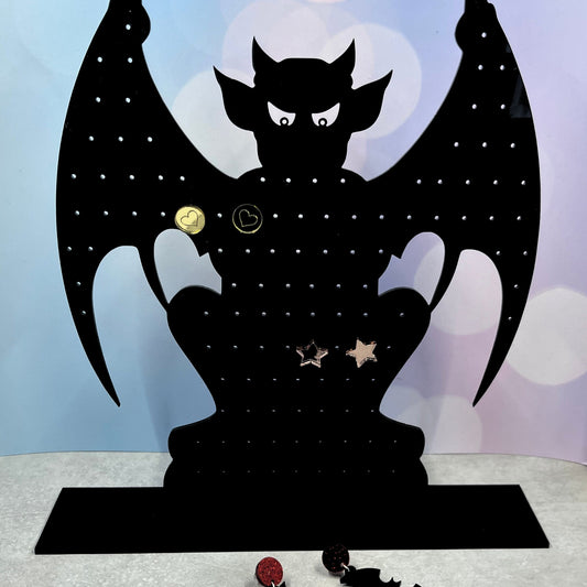 Gothic Black Earring Stand