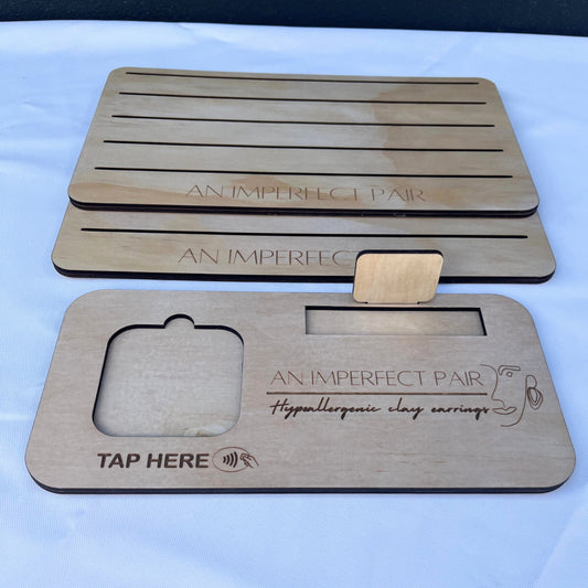 Personalised Business Signage Bundle - square reader dock earring  stand  package