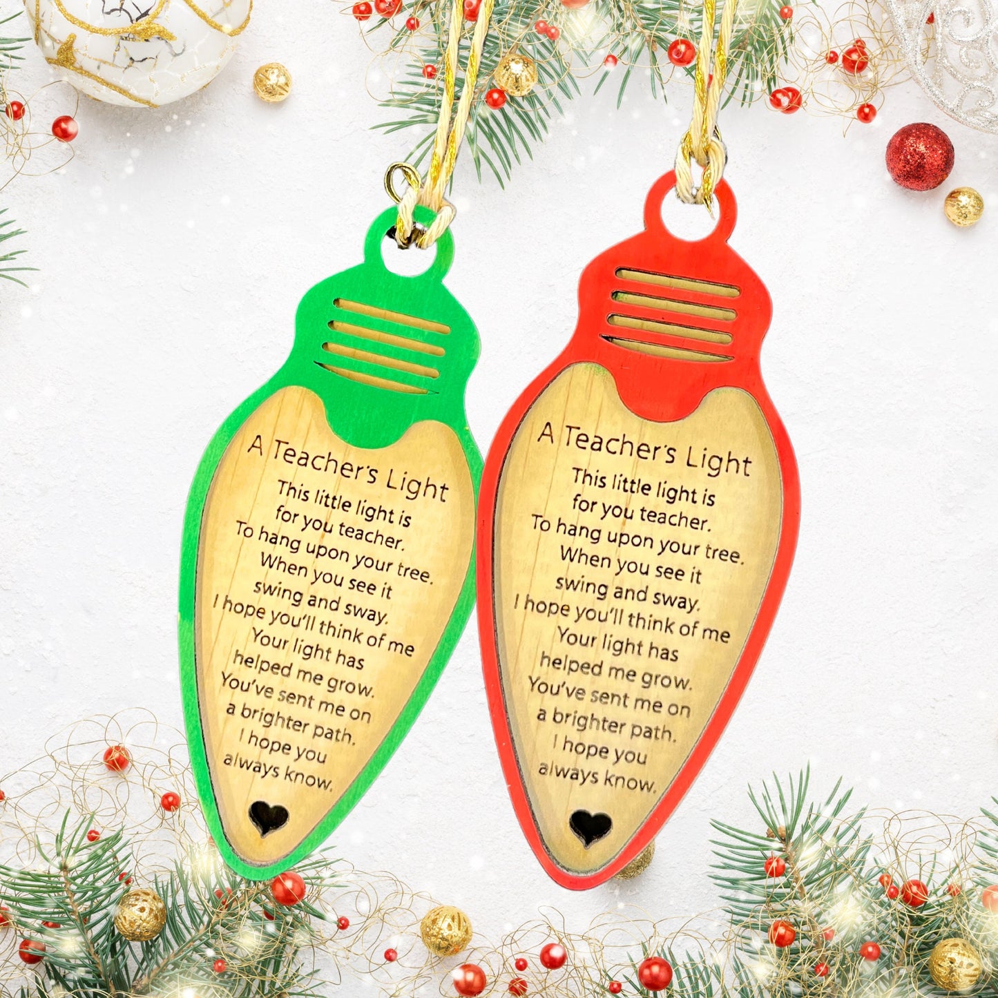 Teacher's ornament