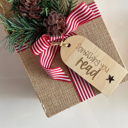 Personalised something gift tags arch design