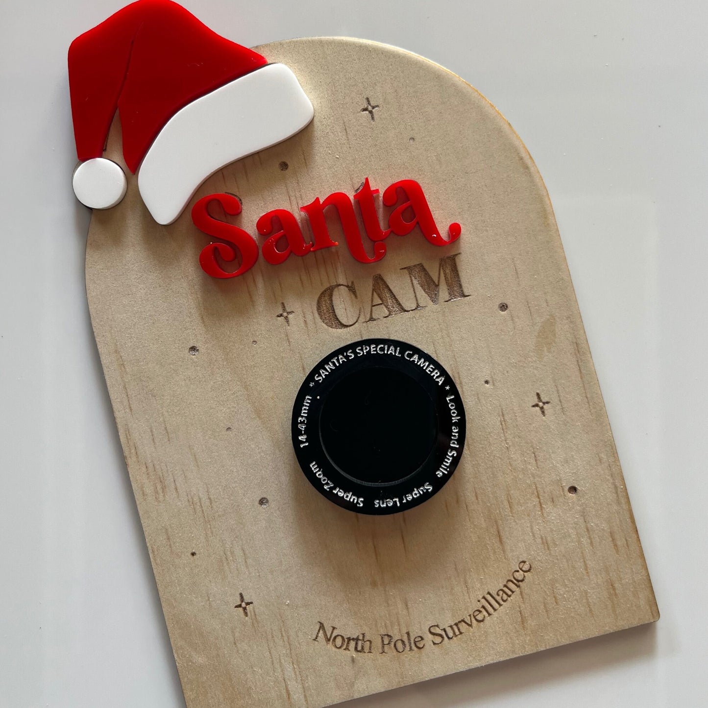 Personalised Santa Cam Sign