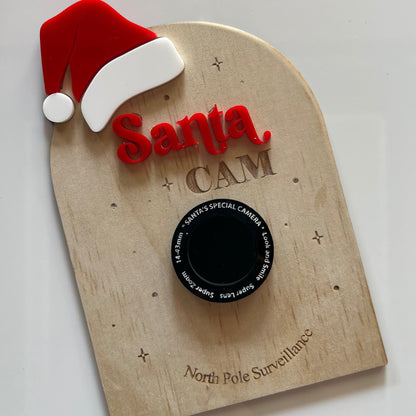 Personalised Santa Cam Sign