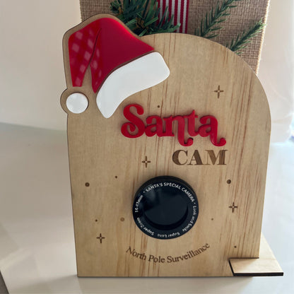 Personalised Santa Cam Sign