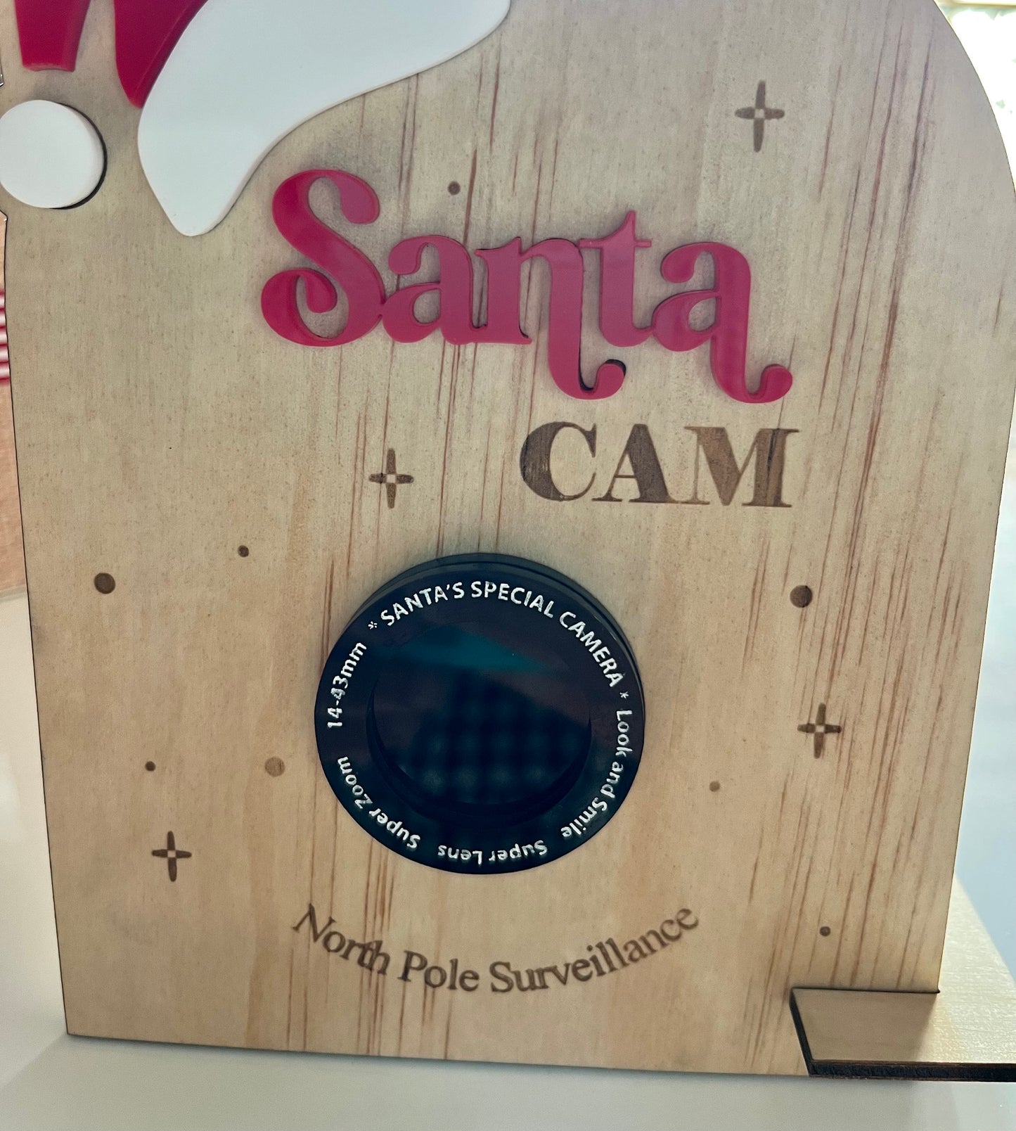 Personalised Santa Cam Sign