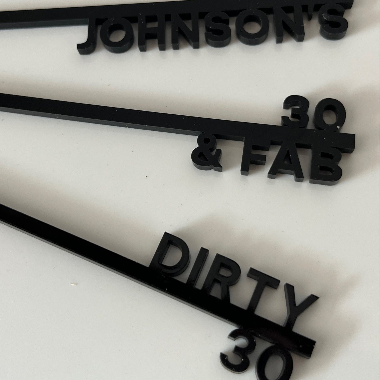 Personalised Cocktail Sticks