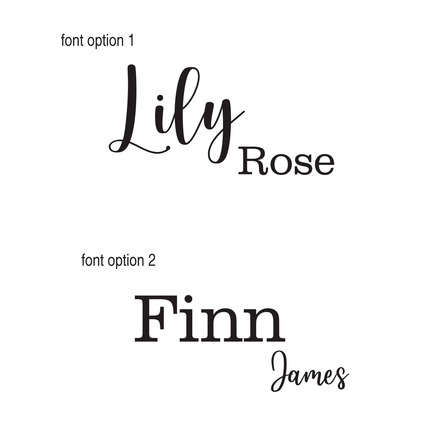 Personalised Wave Name plaque