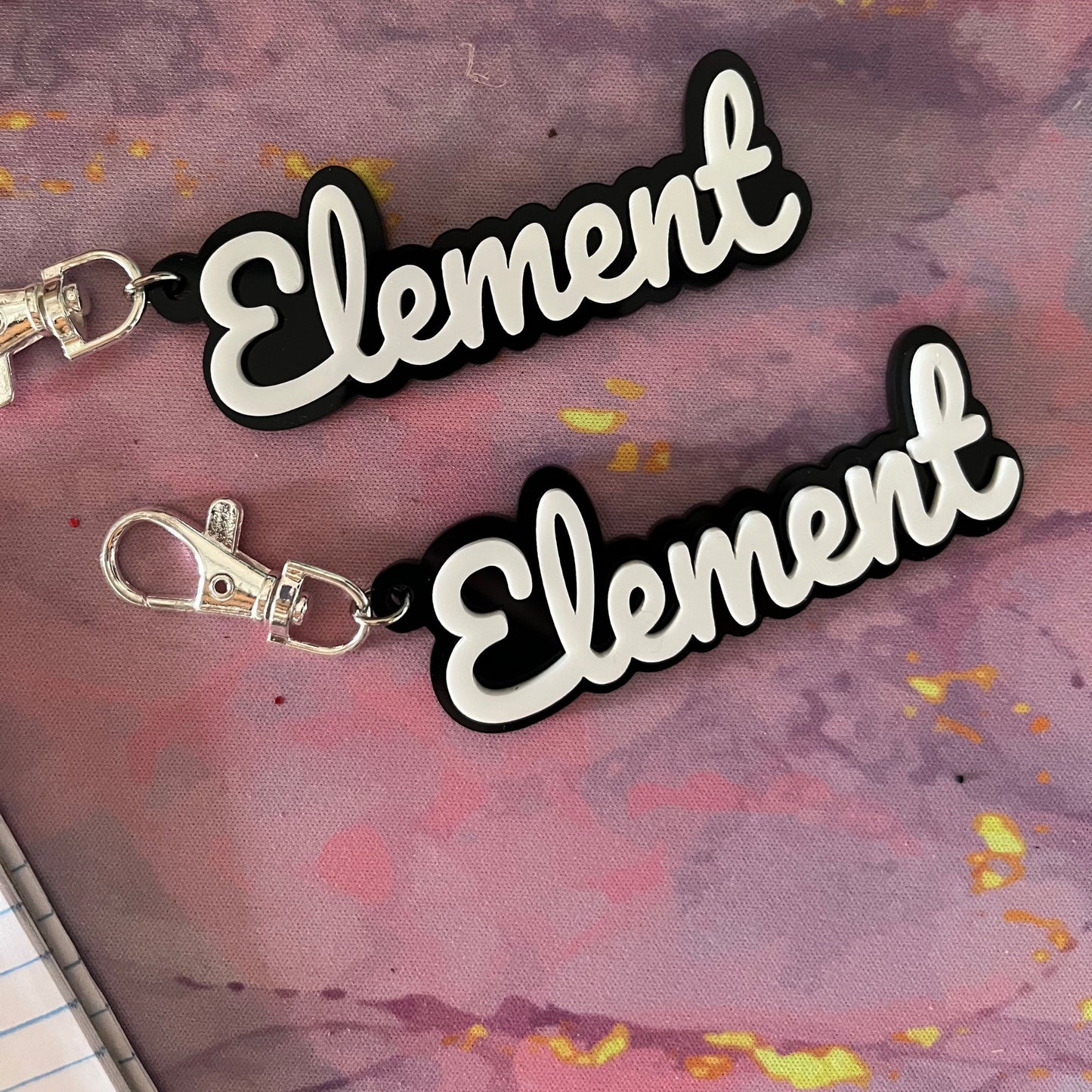 personalised Name keyring