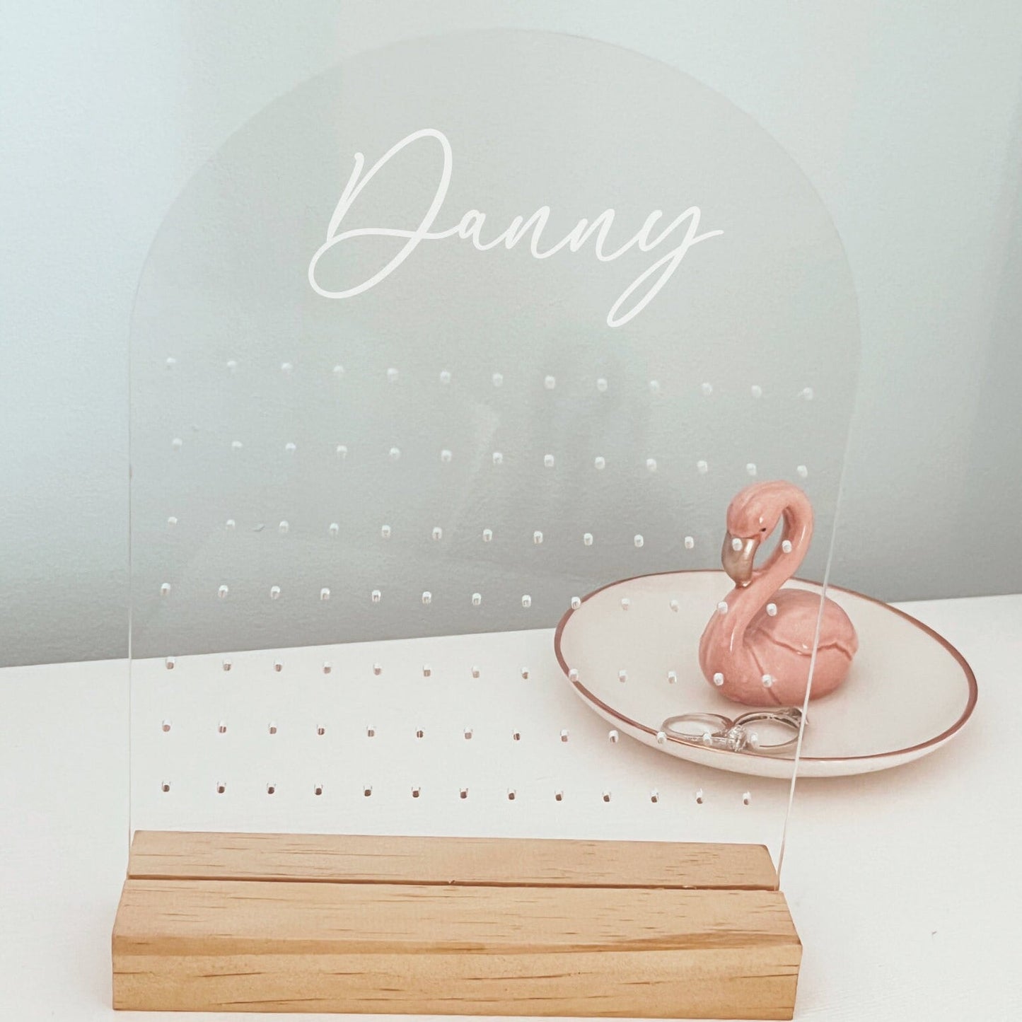 Personalised Name Earring holder