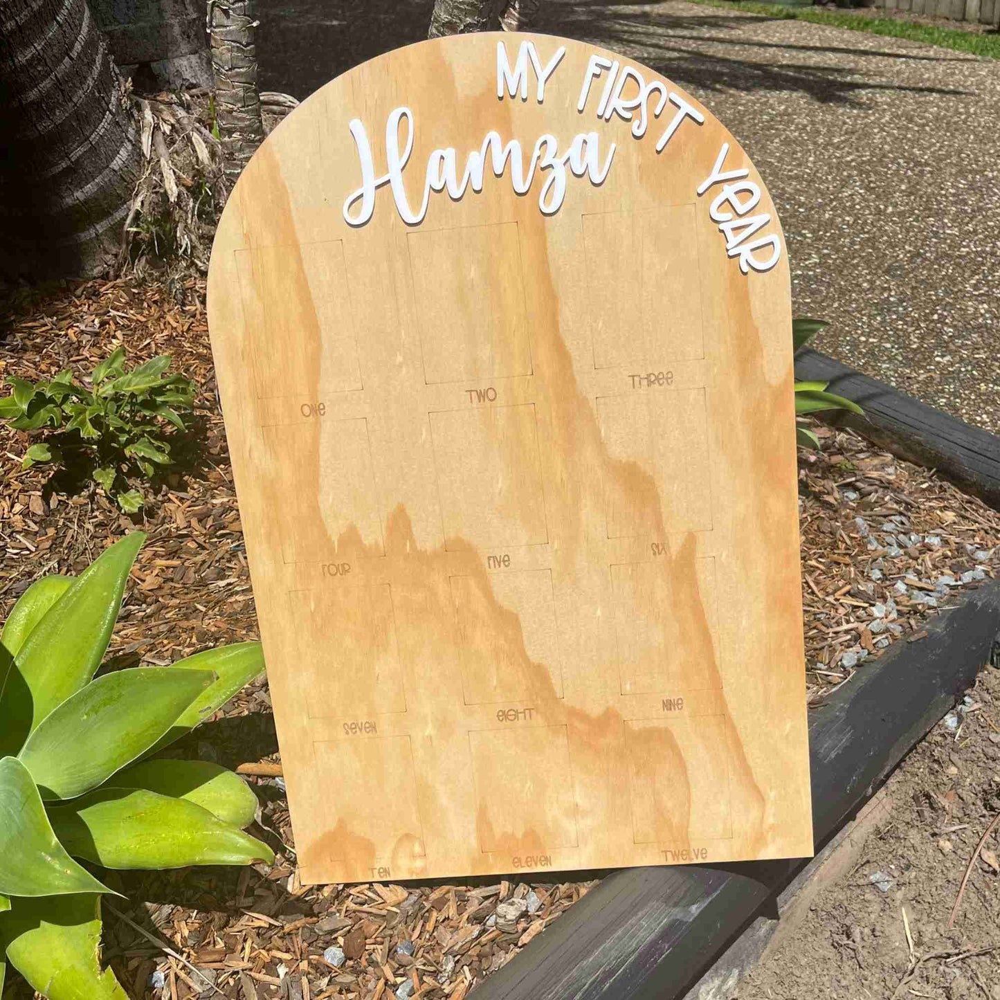 Personalised My first year photo board