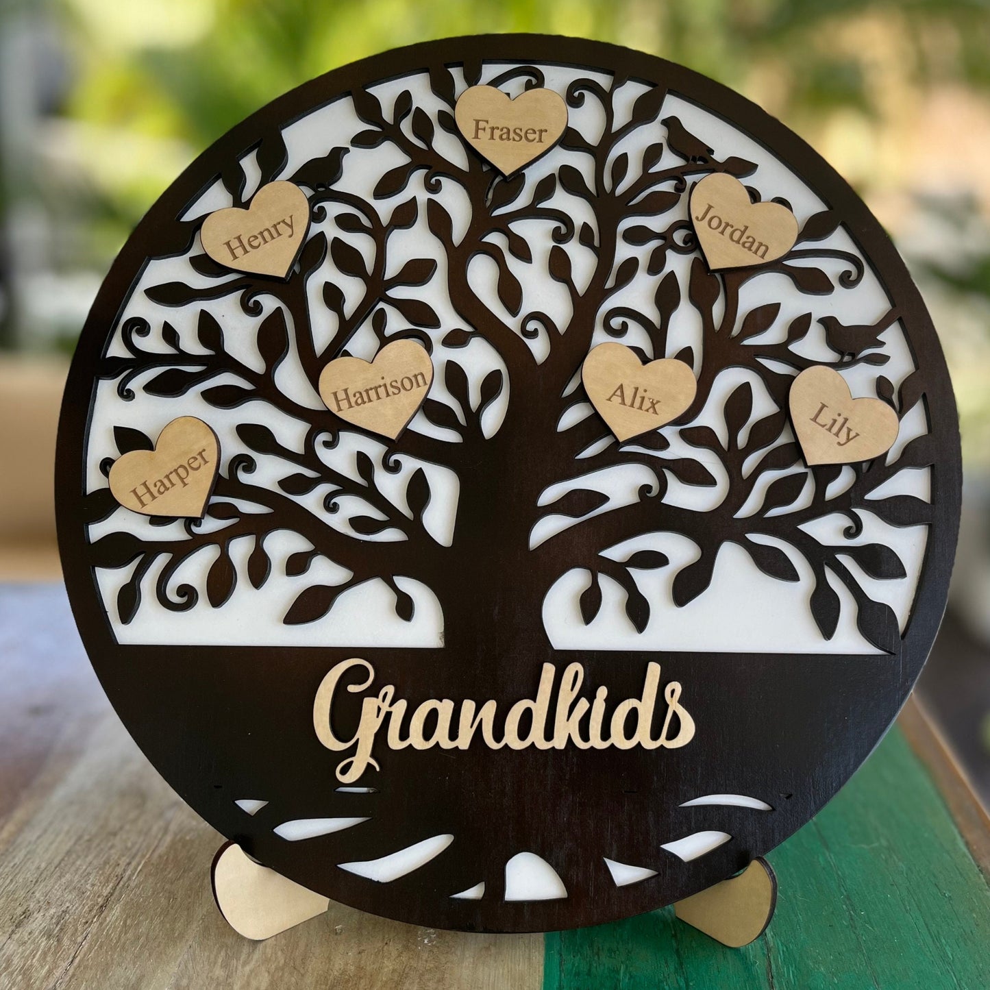 Personalised wooden Family Tree