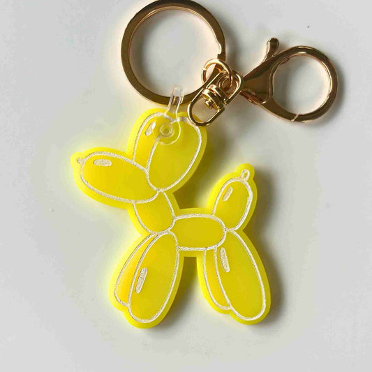 Balloon dog keyring