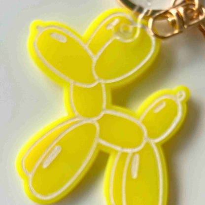Balloon dog keyring
