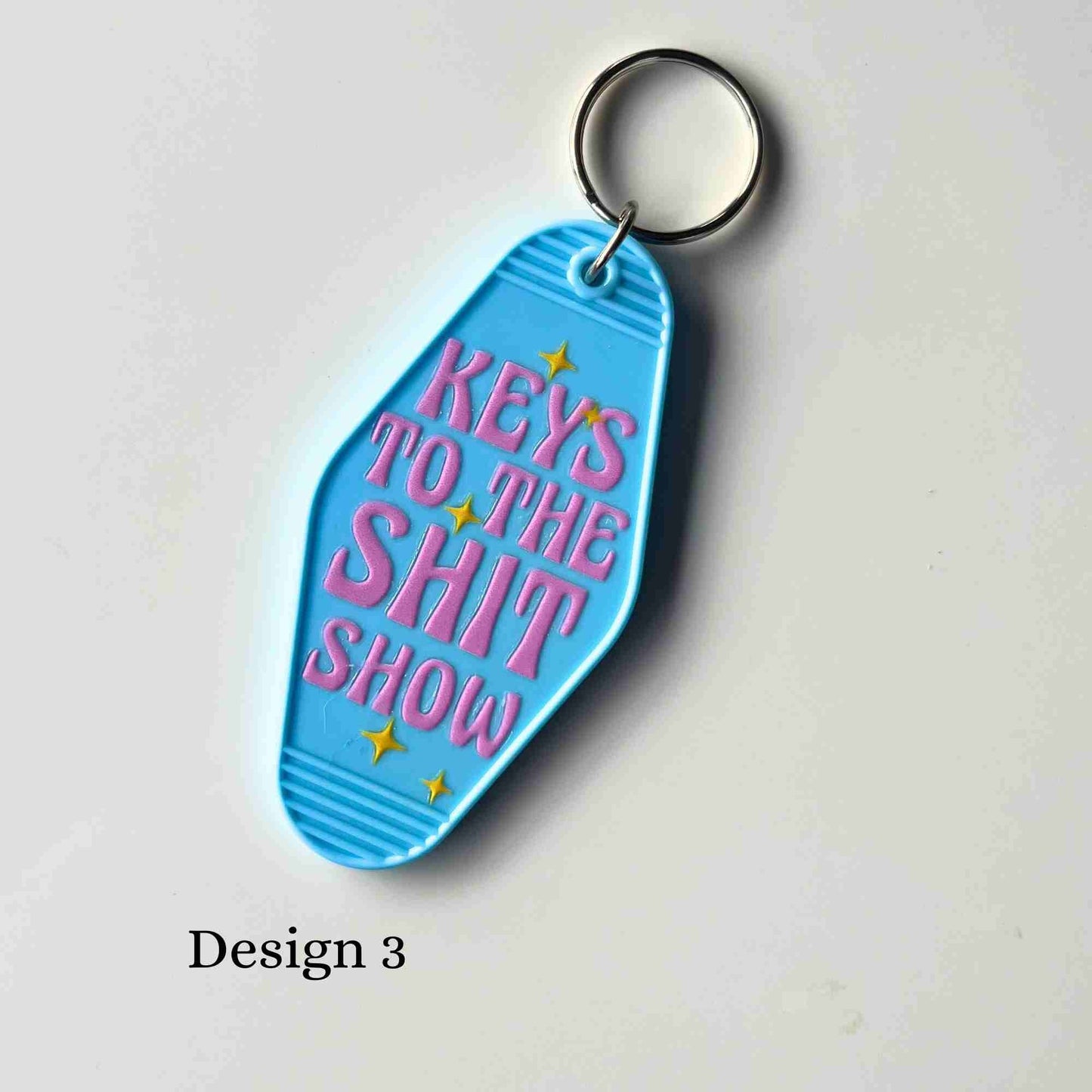 retro style motel keyring-gift for her-birthday gift -new car gift-bag tag-