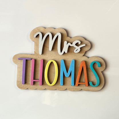 Personalised Desk Plaque or Door Sign