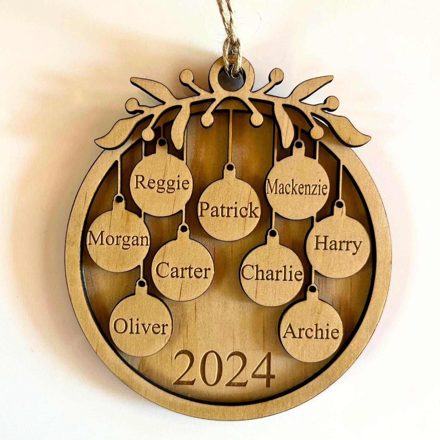 Personalised Family Christmas Ornament