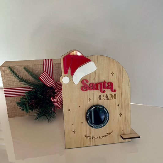 Personalised Santa Cam Sign