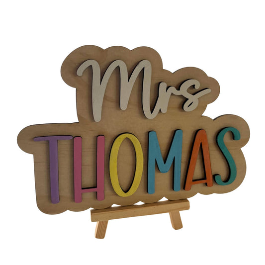 Personalised Desk Plaque or Door Sign