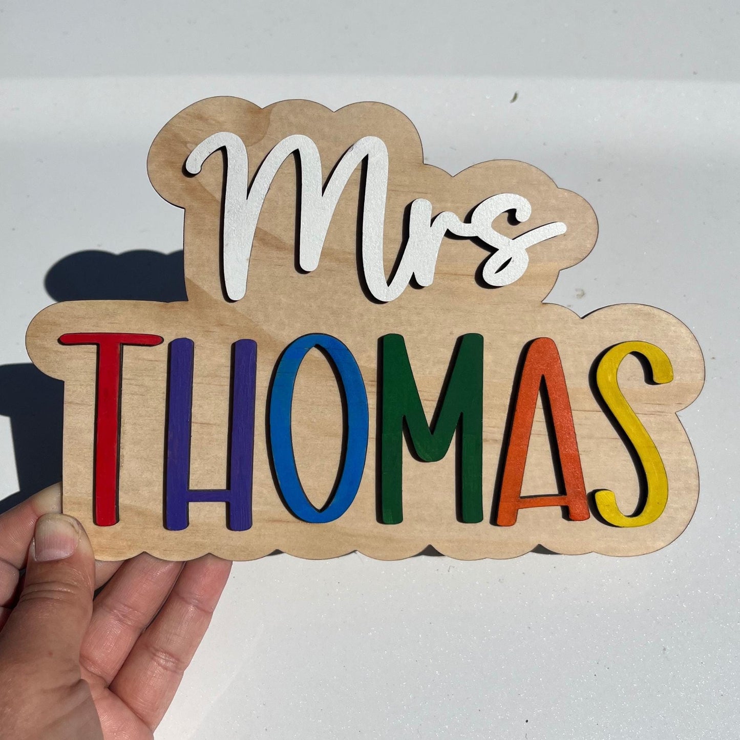Personalised Desk Plaque or Door Sign