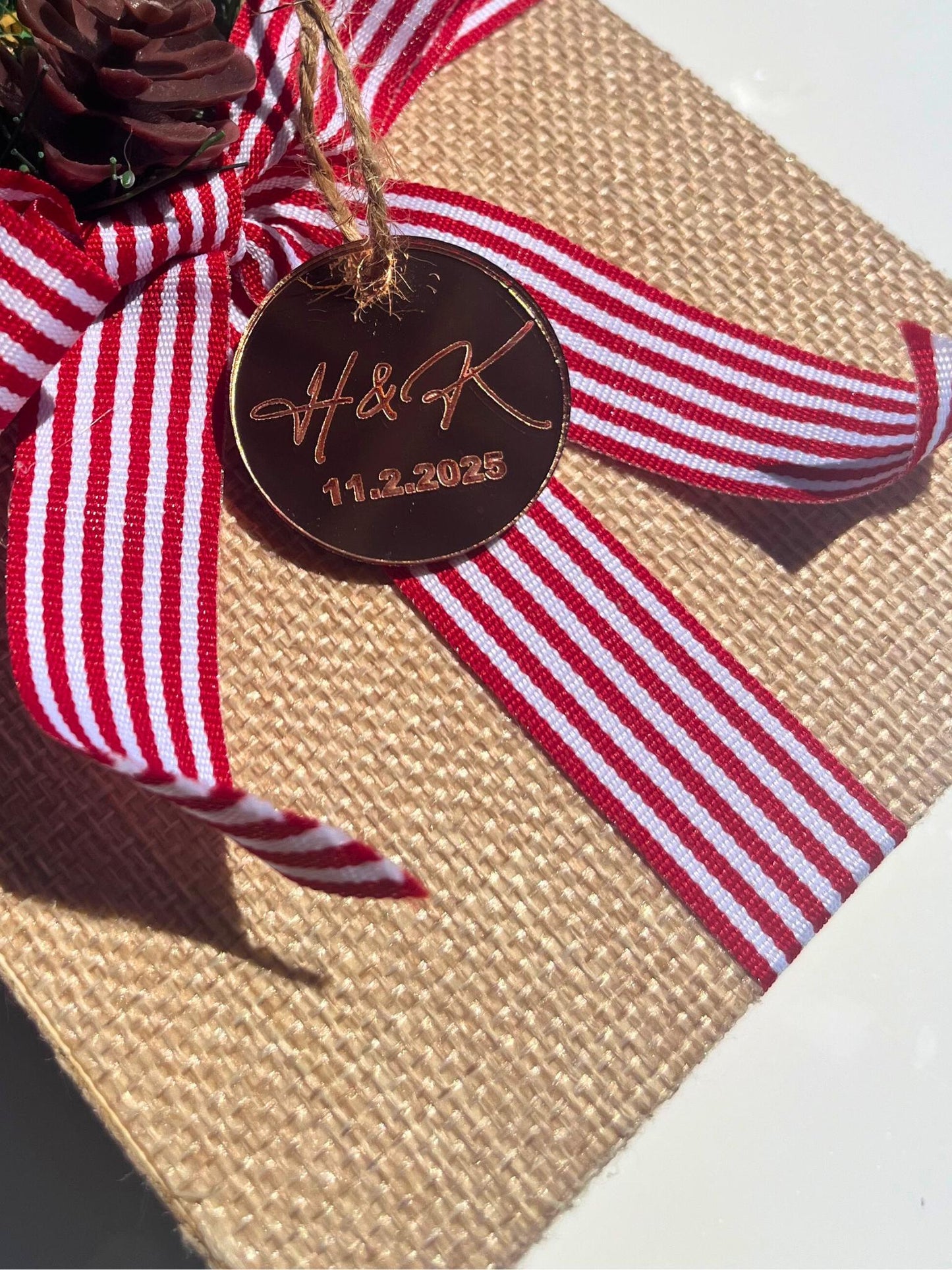 Personalised round tags - wedding favours tags-gift tags - label tags-custom wedding  tags