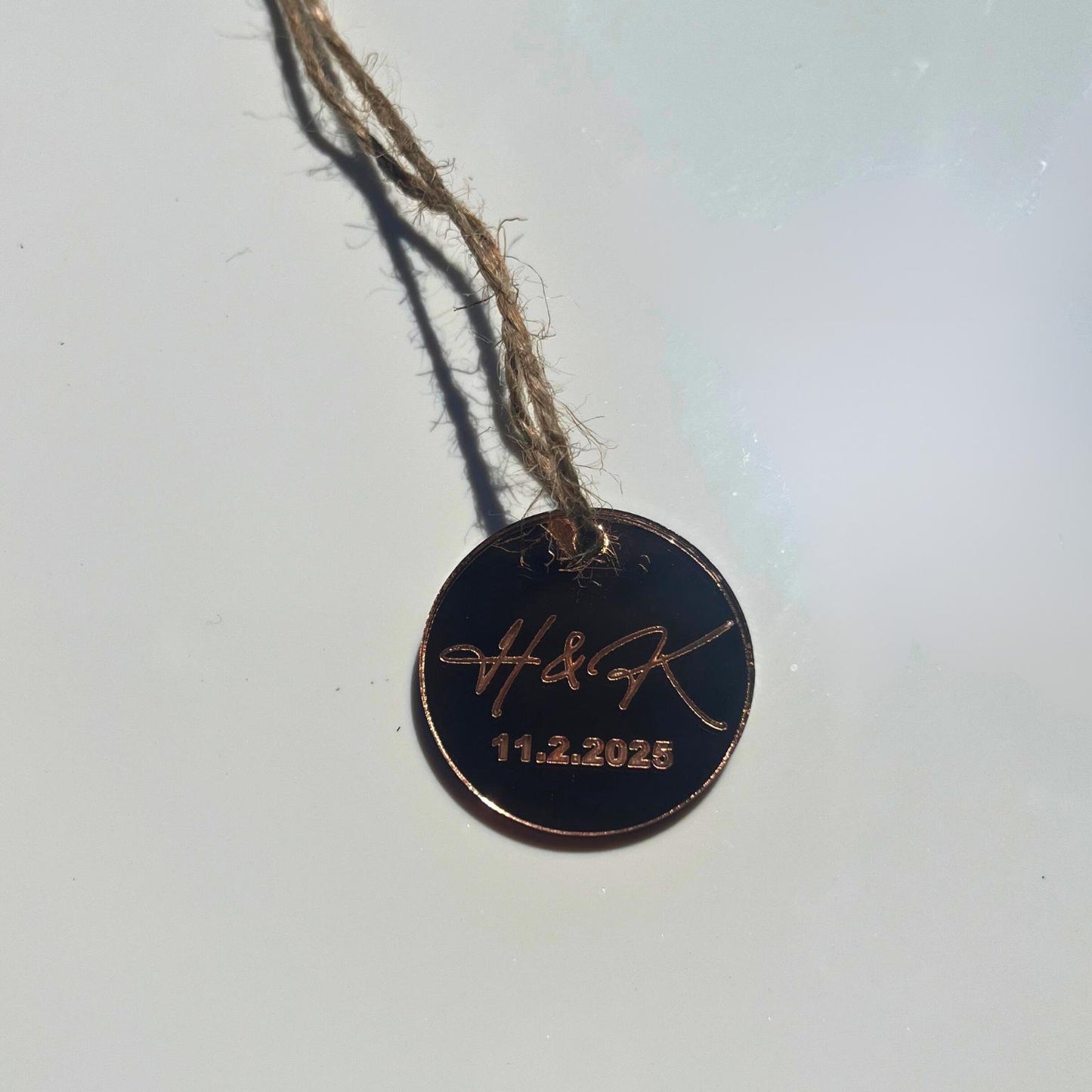 Personalised round tags - wedding favours tags-gift tags - label tags-custom wedding  tags