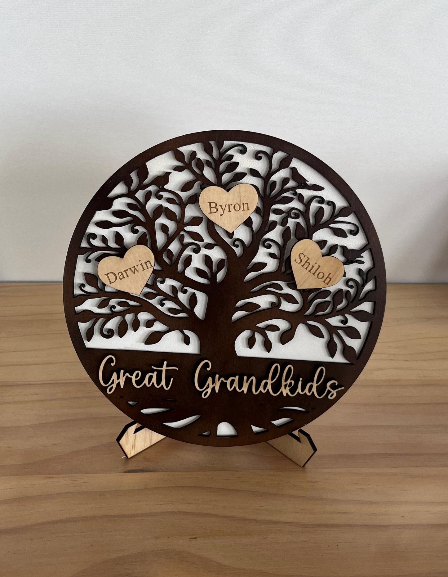 Personalised wooden Family Tree