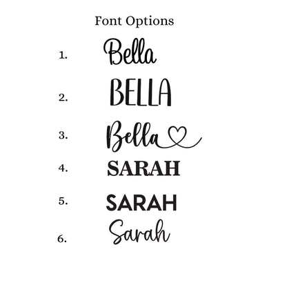 Personalised Name Earring holder