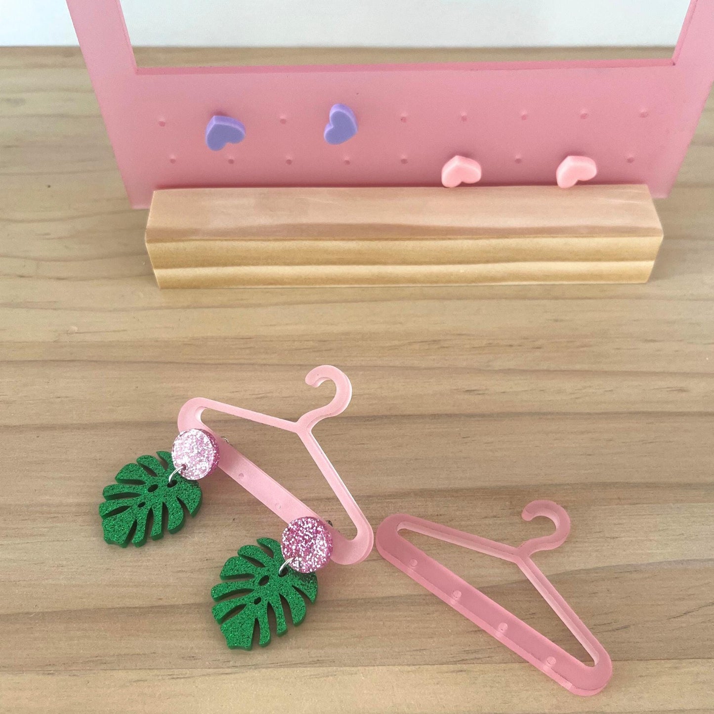 Coat Hanger Earring Stand