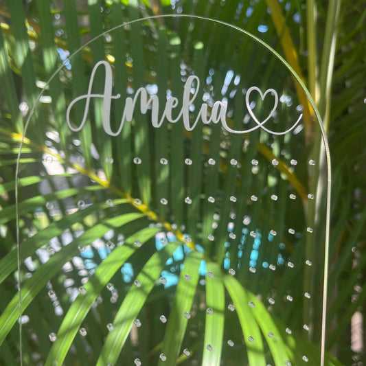 Personalised Name Earring holder