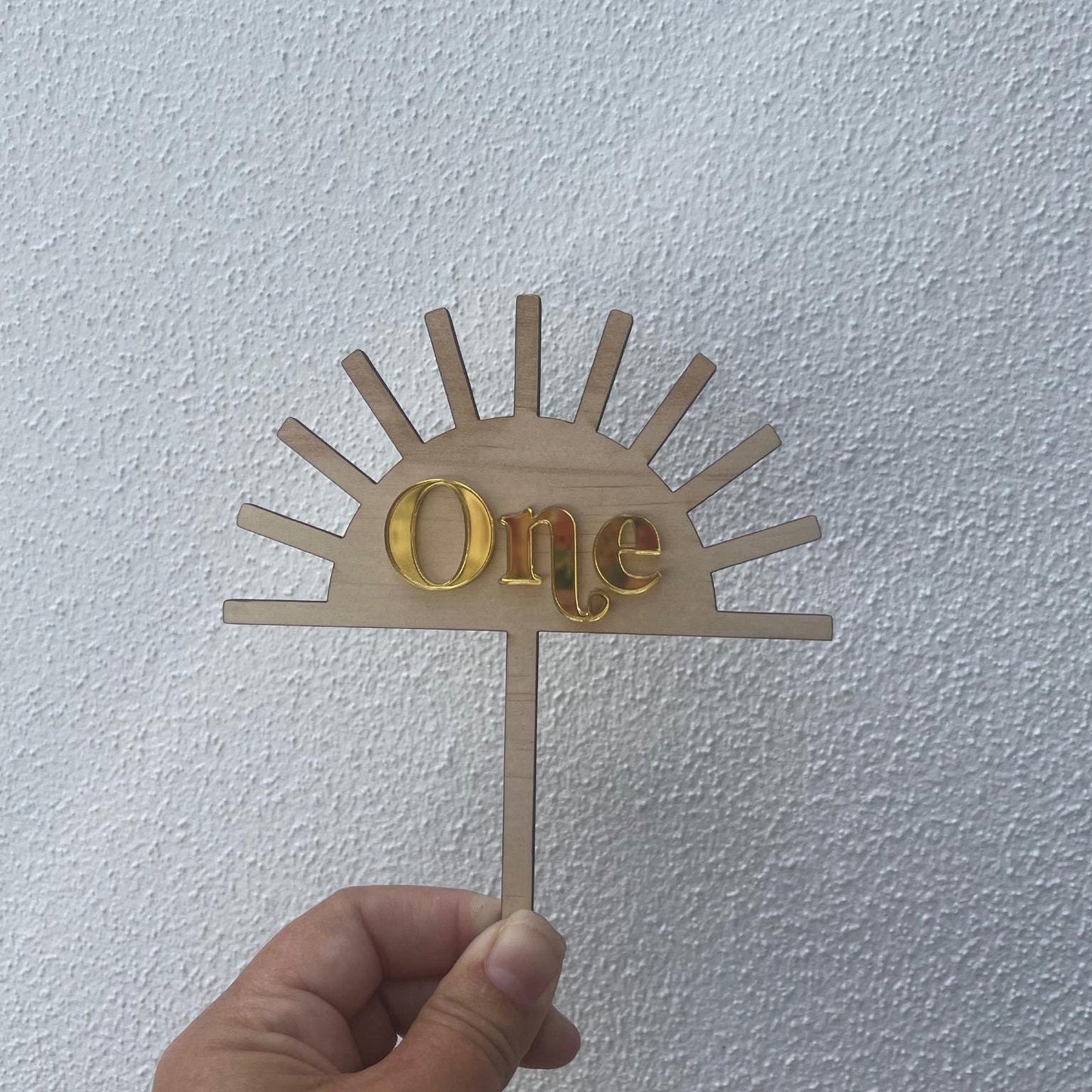 Cake topper Sun design