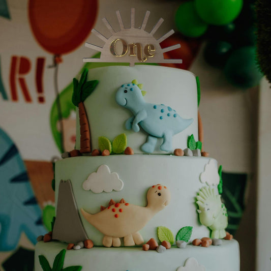 Cake topper Sun design