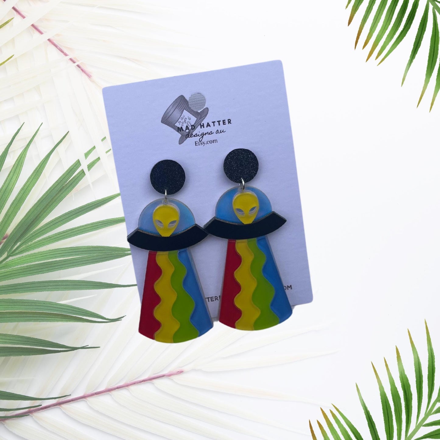 UFO earrings