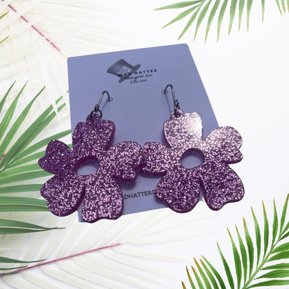Flower dangle Earrings